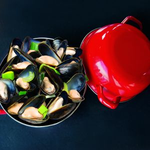 gekookte zeeuwse jumbo mosselen